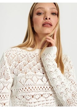 Sinsay - Sweter - kremowy ze sklepu Sinsay w kategorii Swetry damskie - zdjęcie 170904467