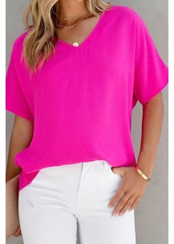 T-shirt SELIFEA FUCHSIA ze sklepu Ivet Shop w kategorii Bluzki damskie - zdjęcie 170905505