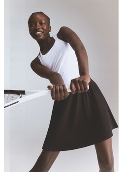 H & M - Plisowana spódnica tenisowa DryMove - Czarny ze sklepu H&M w kategorii Spódnice - zdjęcie 170905586