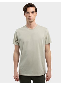 Koszulka męska bawełniana jasnozielona Basic 300 ze sklepu Big Star w kategorii T-shirty męskie - zdjęcie 170907025