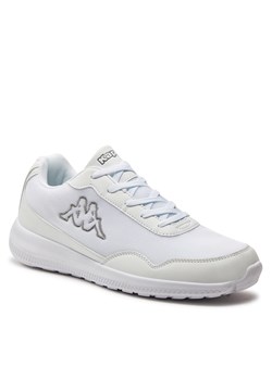 Sneakersy Kappa 242512 White/Grey 1016 ze sklepu eobuwie.pl w kategorii Buty sportowe męskie - zdjęcie 170910177