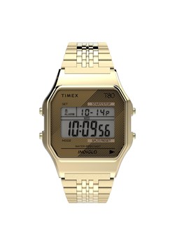 Zegarek Timex T80 TW2R79200 Gold/Gold ze sklepu eobuwie.pl w kategorii Zegarki - zdjęcie 170910627