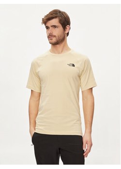 The North Face T-Shirt NF0A87NU Beżowy Regular Fit ze sklepu MODIVO w kategorii T-shirty męskie - zdjęcie 170911178