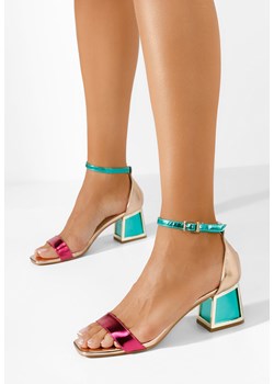 Wielokolorowy eleganckie sandały Dantea V2 ze sklepu Zapatos w kategorii Sandały damskie - zdjęcie 170912547