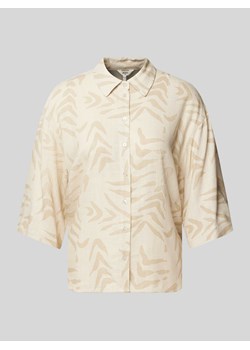 Bluzka koszulowa z listwą guzikową ze sklepu Peek&Cloppenburg  w kategorii Koszule damskie - zdjęcie 170913356