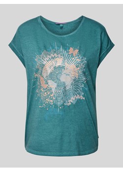 T-shirt z nadrukiem z motywem model ‘Mandala’ ze sklepu Peek&Cloppenburg  w kategorii Bluzki damskie - zdjęcie 170913419