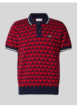 Koszulka polo o kroju regular fit ze wzorem na całej powierzchni ze sklepu Peek&Cloppenburg  w kategorii T-shirty męskie - zdjęcie 170913437