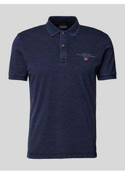 Koszulka polo o kroju regular fit z nadrukiem z logo model ‘elbas’ ze sklepu Peek&Cloppenburg  w kategorii T-shirty męskie - zdjęcie 170913565