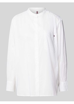 Bluzka koszulowa o kroju easy fit z kieszenią na piersi model ‘COTTON VOILE’ ze sklepu Peek&Cloppenburg  w kategorii Koszule damskie - zdjęcie 170913648