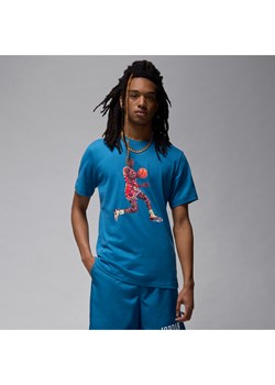T-shirt męski Jordan Flight Essentials - Niebieski ze sklepu Nike poland w kategorii T-shirty męskie - zdjęcie 170913918