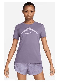 T-shirt damski Dri-FIT Nike Trail - Fiolet ze sklepu Nike poland w kategorii Bluzki damskie - zdjęcie 170913925