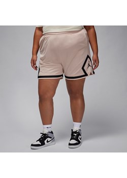 Damskie spodenki z motywem otwartego rombu Jordan Sport (duże rozmiary) - Brązowy ze sklepu Nike poland w kategorii Szorty - zdjęcie 170913946
