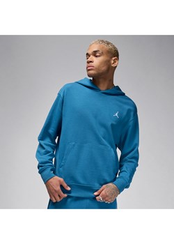 Męska bluza z kapturem z dzianiny o pętelkowym splocie Jordan Essentials - Niebieski ze sklepu Nike poland w kategorii Bluzy męskie - zdjęcie 170913959