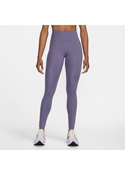 Damskie legginsy do biegania ze średnim stanem i kieszenią Nike Epic Fast - Fiolet ze sklepu Nike poland w kategorii Spodnie damskie - zdjęcie 170913965