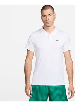 Męska koszulka polo do tenisa Dri-FIT NikeCourt Advantage - Biel ze sklepu Nike poland w kategorii T-shirty męskie - zdjęcie 170914059