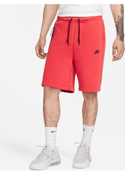 Spodenki męskie Nike Sportswear Tech Fleece - Czerwony ze sklepu Nike poland w kategorii Spodenki męskie - zdjęcie 170914099