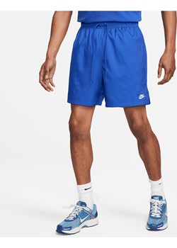 Męskie swobodne spodenki z tkaniny Nike Club - Niebieski ze sklepu Nike poland w kategorii Spodenki męskie - zdjęcie 170914109