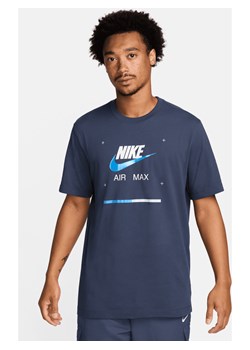 T-shirt męski Nike Sportswear - Niebieski ze sklepu Nike poland w kategorii T-shirty męskie - zdjęcie 170914156