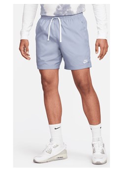 Swobodne spodenki z tkaniny Nike Sportswear - Niebieski ze sklepu Nike poland w kategorii Spodenki męskie - zdjęcie 170914165