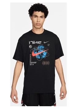 Męski T-shirt do koszykówki Max90 Nike - Czerń ze sklepu Nike poland w kategorii T-shirty męskie - zdjęcie 170914205