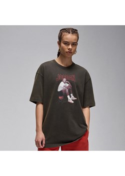 Damski T-shirt oversize z grafiką Jordan - Czerń ze sklepu Nike poland w kategorii Bluzki damskie - zdjęcie 170914249
