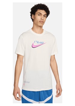 Męski T-shirt do koszykówki Dri-FIT Nike - Biel ze sklepu Nike poland w kategorii T-shirty męskie - zdjęcie 170914357
