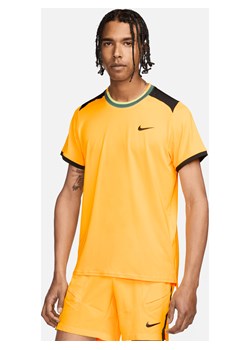 Męska koszulka do tenisa Dri-FIT NikeCourt Advantage - Pomarańczowy ze sklepu Nike poland w kategorii T-shirty męskie - zdjęcie 170914375