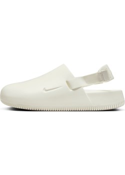 Damskie buty typu mule Nike Calm - Biel ze sklepu Nike poland w kategorii Klapki damskie - zdjęcie 170914398