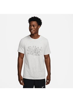 Męski T-shirt do tenisa Dri-FIT NikeCourt - Szary ze sklepu Nike poland w kategorii T-shirty męskie - zdjęcie 170914486