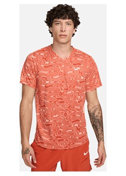 Męska koszulka do tenisa Dri-FIT NikeCourt Victory - Pomarańczowy ze sklepu Nike poland w kategorii T-shirty męskie - zdjęcie 170914525