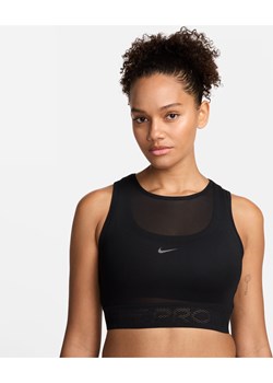 Damska siateczkowa koszulka bez rękawów Nike Pro - Czerń ze sklepu Nike poland w kategorii Biustonosze - zdjęcie 170914568