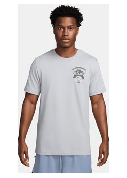 Męski T-shirt do koszykówki M90 Giannis - Szary ze sklepu Nike poland w kategorii T-shirty męskie - zdjęcie 170914587