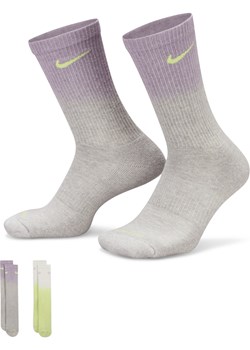 Klasyczne skarpety Nike Everyday Plus Cushioned (2 pary) - Wielokolorowe ze sklepu Nike poland w kategorii Skarpetki męskie - zdjęcie 170914608