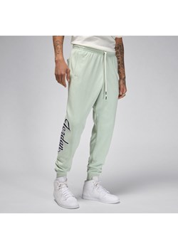 Męskie spodnie z lekkiej dzianiny Jordan Flight MVP - Zieleń ze sklepu Nike poland w kategorii Spodnie męskie - zdjęcie 170914627
