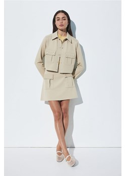 H & M - Dżersejowa spódnica cargo - Beżowy ze sklepu H&M w kategorii Spódnice - zdjęcie 170916917