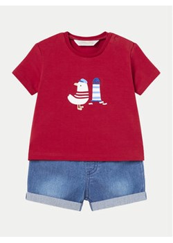 Mayoral Komplet t-shirt i spodenki 1209 Czerwony Regular Fit ze sklepu MODIVO w kategorii Komplety niemowlęce - zdjęcie 170918286