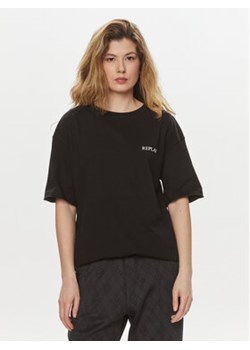 Replay T-Shirt W3134A.000.22662 Czarny Oversize ze sklepu MODIVO w kategorii Bluzki damskie - zdjęcie 170918306