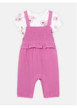 Mayoral Komplet t-shirt i ogrodniczki 1608 Różowy Regular Fit ze sklepu MODIVO w kategorii Komplety niemowlęce - zdjęcie 170918355