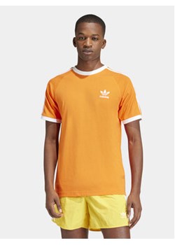 adidas T-Shirt adicolor Classics 3-Stripes IM9382 Pomarańczowy Slim Fit ze sklepu MODIVO w kategorii T-shirty męskie - zdjęcie 170918529