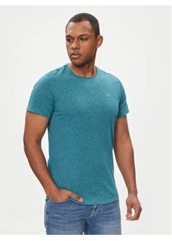 Tommy Jeans T-Shirt Jaspe DM0DM09586 Niebieski Slim Fit ze sklepu MODIVO w kategorii T-shirty męskie - zdjęcie 170918637