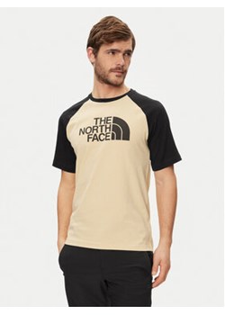 The North Face T-Shirt Easy NF0A87N7 Beżowy Regular Fit ze sklepu MODIVO w kategorii T-shirty męskie - zdjęcie 170918768