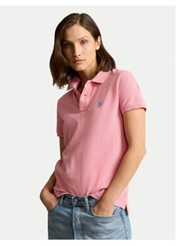 Polo Ralph Lauren Polo 211935587001 Różowy Regular Fit ze sklepu MODIVO w kategorii Bluzki damskie - zdjęcie 170918845