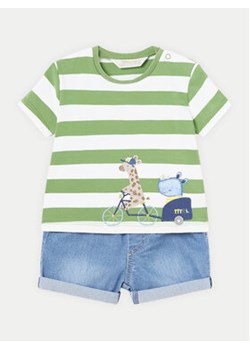 Mayoral Komplet t-shirt i spodenki 1209 Zielony Regular Fit ze sklepu MODIVO w kategorii Komplety niemowlęce - zdjęcie 170918849