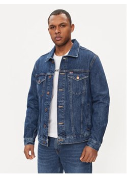 Tommy Jeans Kurtka jeansowa Ryan DM0DM18782 Granatowy Regular Fit ze sklepu MODIVO w kategorii Kurtki męskie - zdjęcie 170918855