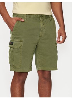 Tommy Jeans Szorty materiałowe Ethan DM0DM18809 Zielony Regular Fit ze sklepu MODIVO w kategorii Spodenki męskie - zdjęcie 170918926