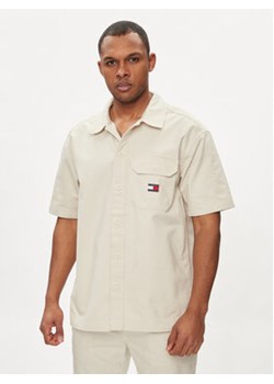 Tommy Jeans Koszula Essential DM0DM18969 Beżowy Regular Fit ze sklepu MODIVO w kategorii Koszule męskie - zdjęcie 170918956