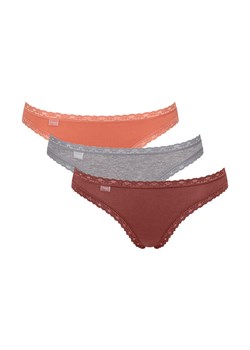 Sloggi figi brazylijskie 3-pack 24/7 Weekend 10206005, Kolor brązowo-szary, Rozmiar 38, Sloggi ze sklepu Primodo w kategorii Majtki damskie - zdjęcie 170919459