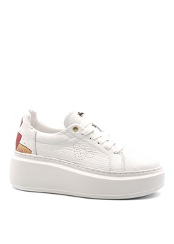 Białe sznurowane sneakersy 237T ze sklepu NESCIOR w kategorii Buty sportowe damskie - zdjęcie 170920649