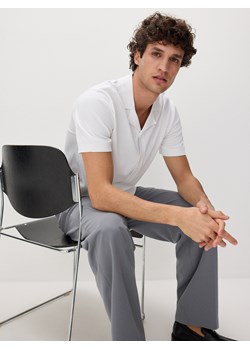 Reserved - Rozpinany sweter - biały ze sklepu Reserved w kategorii Swetry męskie - zdjęcie 170922287