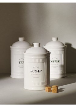 Sinsay - Pojemnik na cukier - biały ze sklepu Sinsay w kategorii Pojemniki kuchenne - zdjęcie 170922859